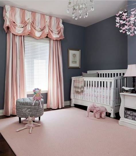 Bring Up Baby In Style From Day One – 30 Lovely Girl Nursery Room Design Ideas Nursery ideas and inspiration #nursery #inspiration #baby Baby Nursery Design, Traditional Nursery, Baby Nursery Inspiration, Nursery Girl, Nursery Room Design, Girl Nursery Room, Grey Nursery, Dekorasi Kamar Tidur, Pink Nursery