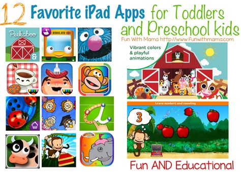 A comprehensive list of educational and fun apps for toddlers and preschool aged kids! Some free versions too! Educational Apps For Toddlers, Toddler Apps, Flying With A Toddler, Ipad Games, Flying With A Baby, Imaginary Play, Learning Apps, Toddler Travel, Kids Travel