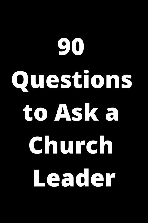 Looking to have meaningful conversations with your church leader? Check out this list of 90 insightful questions to ask. Whether you're seeking guidance, understanding, or simply connecting on a deeper level, these questions are sure to spark fruitful discussions and strengthen your relationship with your church leader. Dive into these thought-provoking inquiries today! Insightful Questions, Deep Conversation Starters, Spiritual Questions, Community Projects, Personal Bible Study, Friendship And Dating, Fun Questions To Ask, Deep Questions, Spiritual Disciplines