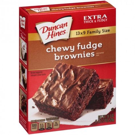 Chewy Fudge Brownies, Duncan Hines Brownies, Accidentally Vegan Foods, Chewy Fudge, Milk Chocolate Brownies, Brownie Mix Recipes, Vegan Brownies Recipe, Brownie Mix Cookies, Easy Easter Desserts