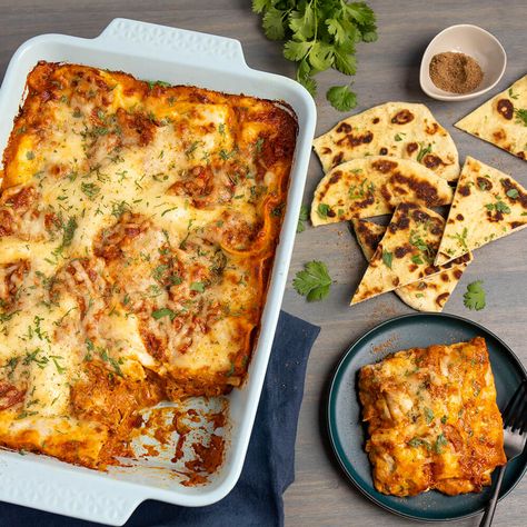 Chicken Tikka Masala Lasagna Chicken Tikka Lasagne, Chicken Tikka Marsala, Lasagna Party, Chicken Tika Massala, Authentic Chicken Tikka Masala, Damn Delicious Tikka Masala, Meals To Make With Chicken, Baked Spaghetti And Meatballs, Ready Set Eat