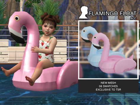 The Sims Resource - Flamingo Float (ACC) Sims 4 Pool Cc, Sims 4 Pool, Flamingo Pool Float, Flamingo Float, Sims 4 Traits, Pool Floaties, Diving Board, The Sims 4 Packs, Sims 4 Expansions