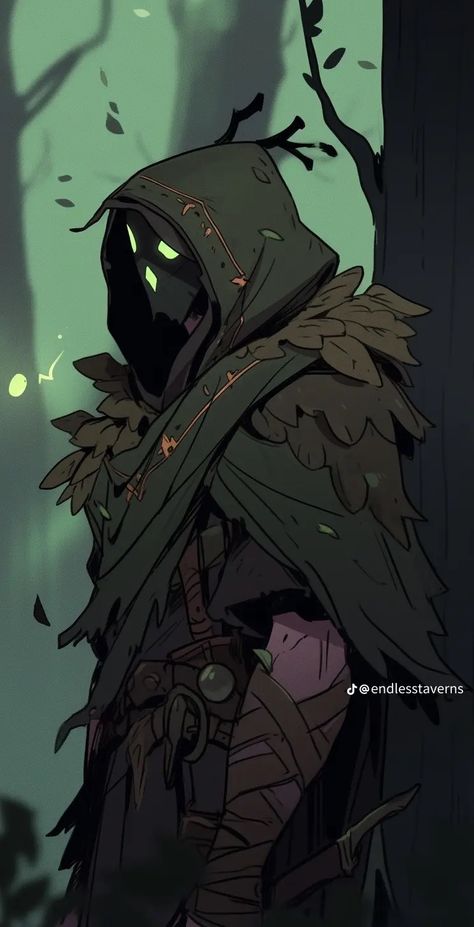 Druid Monk Dnd, Wild Magic Sorcerer Character Art, Modern Druid Aesthetic, Character Design Fantastic, Masked Druid, Dnd Druid Outfit Male, Druid Art Male, Blind Dnd Character, Solarpunk Character Design