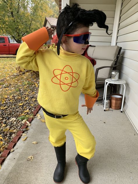 The goofy movie Powerline costume Power Line Goofy Movie Costume, Power Line Costume, Powerline Costume Diy, Powerline Halloween Costume, Goofy Movie Family Costume, Power Line Costume Goofy, Powerline Goofy Movie Costume, The Goofy Movie Costume, Goofy Costume Diy