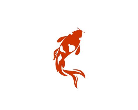 carp koi design on white background. Animal. Fish Icon. Underwater. Easy editable layered Koi Fish Vector, Fish Vector Art, Fish Graphic Design, Koi Design, Background Animal, Fish Icon, Fish Clipart, Koi Art, Fish Graphic