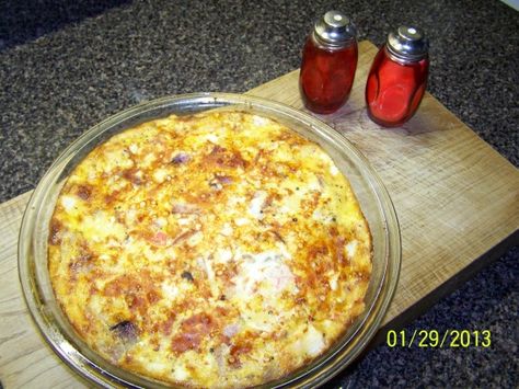 Crustless Crab Quiche Recipe - Food.com: Food.com Crustless Crab Quiche, Crab Quiche, Guacamole Grilled Cheese, Delicious Quiche, Grill Cheese Sandwich Recipes, Breakfast Quiche Recipes, Crab Dishes, Cheese Sandwich Recipes, Breakfast Quiche