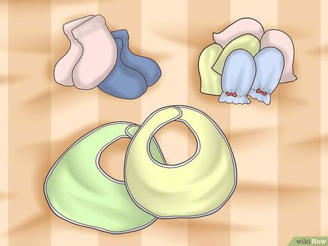 How to Fold Baby Clothes (with Pictures) How To Fold Baby Bibs, Folding Baby Clothes, Baby Drawer, Baby Clothes Storage, Door Shoe Organizer, Baby Mittens, Plastic Hangers, How To Fold, Clothes Storage