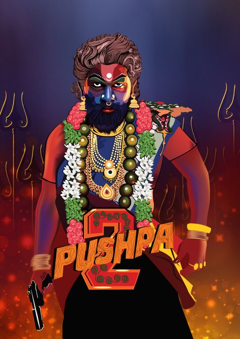 Allu Arjun #pushpa2 PUSHPA 2 upcoming movie poster #recreated VECTOR ART illistration Puspa 2allu Arjun, Pushpa 2, South Movie, Old Movie Poster, Sketch Images, Photography Men, Photoshop Backgrounds Backdrops, Movie Date, Photoshop Backgrounds Free