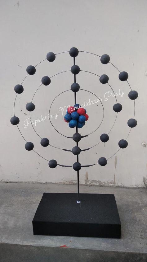 Element Model Project Ideas, Bohr Model Project Ideas, Atomic Model Project Ideas, Chemistry Models, Atom Model Project, Atom Project, Chemistry Drawing, Atomic Model, Atom Model