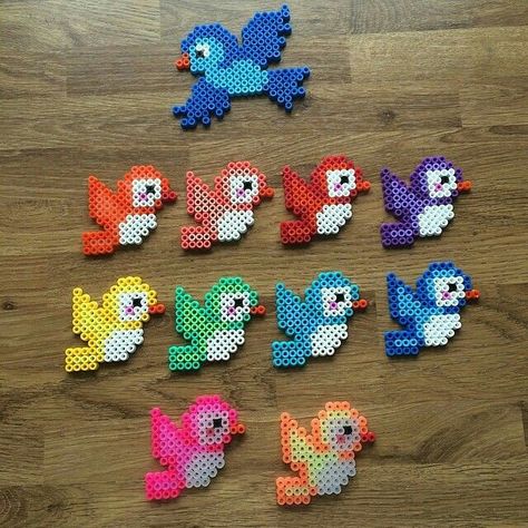 Easy Perler Bead Patterns, Pixel Beads, Melty Bead Patterns, Hama Beads Design, Perler Bead Templates, Motifs Perler, Hama Beads Patterns, Diy Perler Beads, Melting Beads