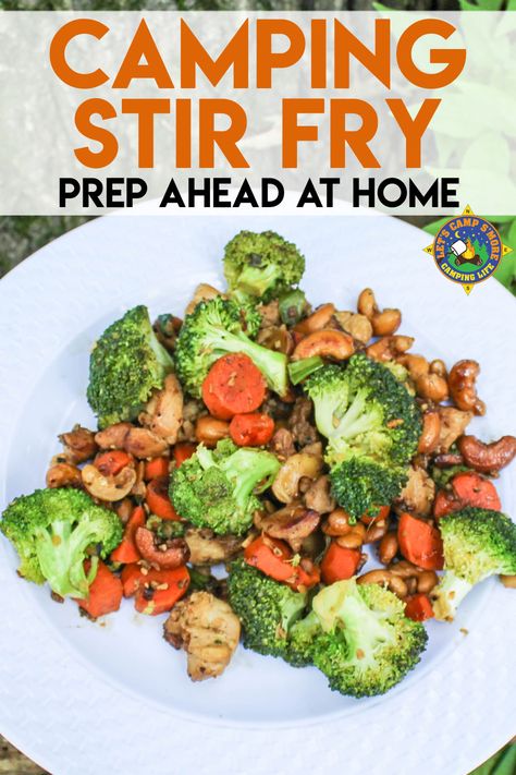 Camping Stir Fry, Griddle Meals, Blackstone Meals, Camper Food, Rv Food, Rv Recipes, Hardy Meals, Kielbasa And Cabbage, Camp Recipes