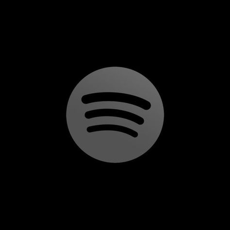 Aesthetic ipad set up Spotify Symbol Aesthetic, Gray Spotify Icon, Spotify Symbol, Blue Basketball Aesthetic Wallpaper, Spotify Black Icon, Black And Gray App Icons, Spotify Icon Aesthetic, Spotify Icon, News Logo