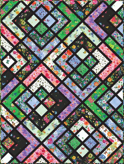 Penny Quilt Pattern Free, The Penny Quilt Pattern, Penny Quilts Patterns, Robert Kaufman Fabrics Free Pattern, Penny Quilt, Quilt Free Pattern, Quilting Fashion, Quilts Patterns, Stash Buster