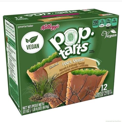 Weird Pop Tart Flavors, Vegan Pop Tarts, Poptart Flavors, Weird Flavors, Weird Oreo Flavors, Meme Food, Vegan Meme, Pop Tart Flavors, Cursed Food