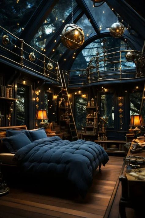 Ravenclaw Bedroom, Chocolate Brown Bedrooms, Chocolate Bedroom, Khaki Bedroom, Apartment Ideas Living Room, Green Cabin, Inspiring Homes, Elegant Nursery, Green Lady