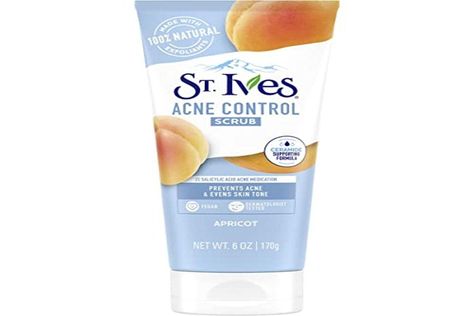 Product Description Bye-bye blemishes! From America's #1 scrub brand*, St. Ives Apricot Acne Control Face Scrub contains 100% natural walnut shell powder to deeply exfoliate for glowing skin. The 2% salicylic acid in this scrub helps prevent acne and can also help tackle 'maskne' (acne caused by protective face masks). Adding this deep cleaning face scrub to your routine along with replacing and washing your protective face masks frequently are some ways to help combat 'maskne.' This scrub also Acne Scrub, Exfoliating Facial Scrub, Apricot Scrub, Exfoliating Face Scrub, Deep Exfoliation, Salicylic Acid Acne, Acne Causes, Acne Control, Acne Shop