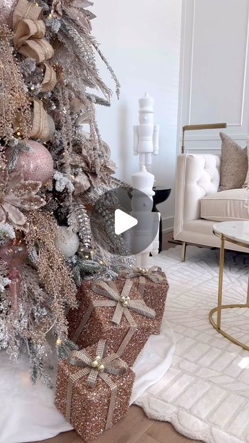 Oh La La Decor | Amy Gordon on Instagram: "So excited to be launching this years version of our blush tree very soon. However, we are bringing back our best sellers from last years tree. Comment shop for links. Check out our online shop for all the florals, picks and ribbon.🤍🌲🤍
.
Follow @ohlala_decor for more inspo
.
.
.
#christmastree #christmasdecor #christmasaesthetic #christmasdecorations #christmasinspiration #christmasreel #homedecor #tistheseason#homeinspiration #christmasmood #christmasvibes #christmastreeshops #viralreels #instagramreels #christmas #glamChristmas #kingofchristmas #myhomestyle #christmastreeinspo @wxyzdetroit #ltkhome" Dusty Rose Christmas Decor, Brown And Pink Christmas Tree, Blush Pink Christmas Decorations, Blush Pink Christmas Tree, Blush Christmas Tree, Blush Pink Christmas, Champagne Christmas Tree, Christmas Tree Inspo, Glam Christmas