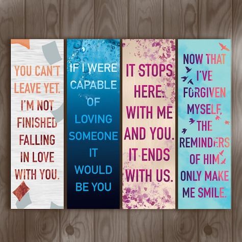 It Ends With Us Bookmark Ideas, November 9 Bookmark, Colleen Hoover Bookmarks, It Ends With Us Bookmark, Collen Hover, Reminders Of Him, Teenage Books To Read, Romance Books Quotes, Ugly Love