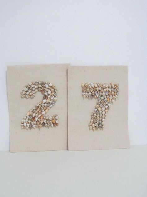 Gorgeous Beach Theme Shells Table Numbers $140 Shell Table Number, Wedding Shower Gifts, Facebook Party, Table Set Up, Table Numbers, Custom Creations, Beach Themes, Floral Tie, Special Events