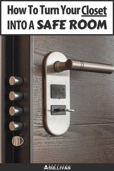 Closet Safe, Home Security Tips, Motion Lights, Chain Rings, Safe Room, Security Tips, Home Defense, Disaster Preparedness, Security Alarm