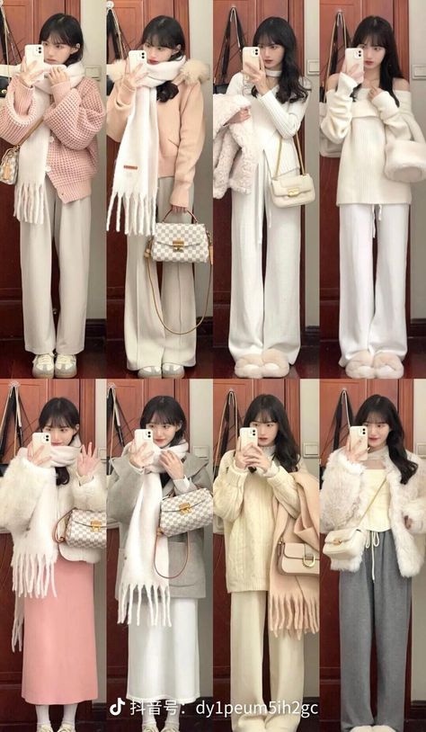 Japan Ootd Winter, Japan Winter Fashion, Korean Style Winter, Korean Winter Outfits, Japan Outfits, Anime School, Cosplay Kawaii, Japan Outfit, Cute Modest Outfits