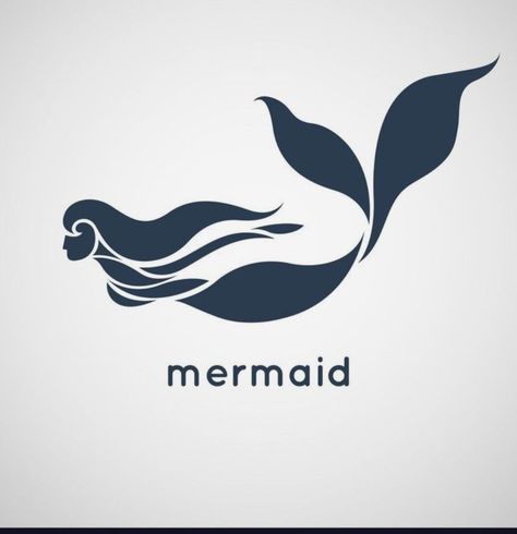 Mermaid Royalty, Mermaid Tail Tattoo, Lizard Logo, Parrot Logo, Bear Logo Design, Fox Logo Design, Sr Logo, Mermaid Vector, Unicorn Logo