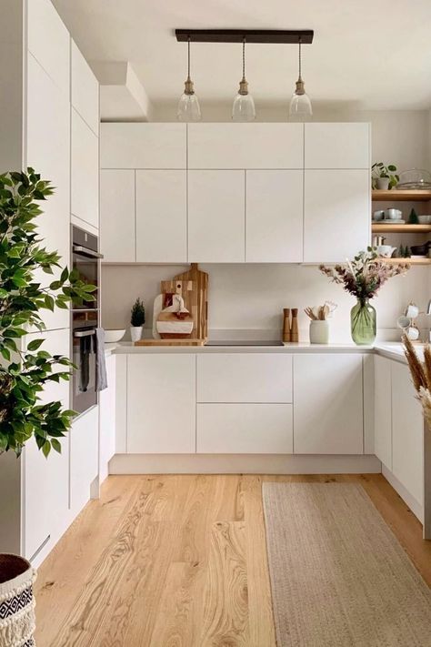 Embrace a Clutter-free Kitchen: Tips for a Clean and Minimal Aesthetic Food Storage Ideas, Kitchen Cleaning Checklist, Scandi Aesthetic, Danish Kitchen, Scandinavian Kitchens, Scandi Kitchen, Learn Interior Design, Clutter Free Kitchen, Kitchens Ideas