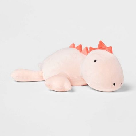 Weighted Plush, Pink Dinosaur, Pillow Fort, Dinosaur Plush, Cuddle Buddy, Birthday List, Cute Stuffed Animals, Kids Pillows, Birthday Wishlist