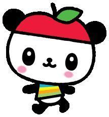 Panda Apple Sanrio, Pandapple Sanrio, Underrated Sanrio Characters, Guiness Book Of World Records, Apple Hat, Panda Cartoon, Green Characters, Charmmy Kitty, Hello Kitty Crafts