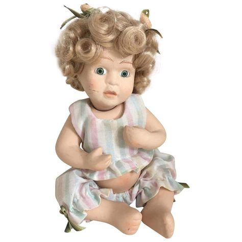 Midcentury Antique Bisque Porcelain Doll For Sale at 1stDibs Porcelain Dolls For Sale, Antique Porcelain Dolls, Salmon Pink Color, Modern Toys, Doll Painting, Japanese Dolls, Porcelain Doll, Bisque Porcelain, Kokeshi Dolls