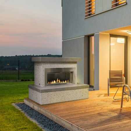 Outdoor Low Fireplace, Fireplace Outside, Modern Outdoor Fireplace, Fireplaces For Sale, Outside Fireplace, Peace Pipe, Lady Slipper, Outdoor Gas Fireplace, Linear Fireplace