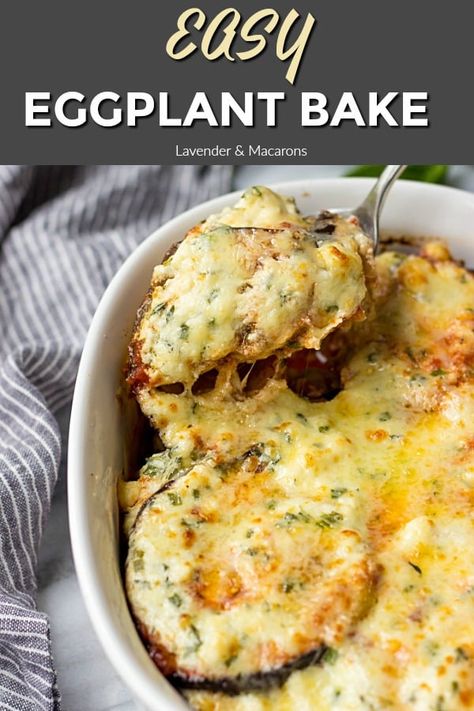 Eggplant Gratin, Eggplant Bake, Eggplant Recipes Healthy, Best Eggplant Recipe, Roasted Eggplant Recipes, Eggplant Casserole, Vegetable Bake, Veggie Diet, Healthy Eggplant