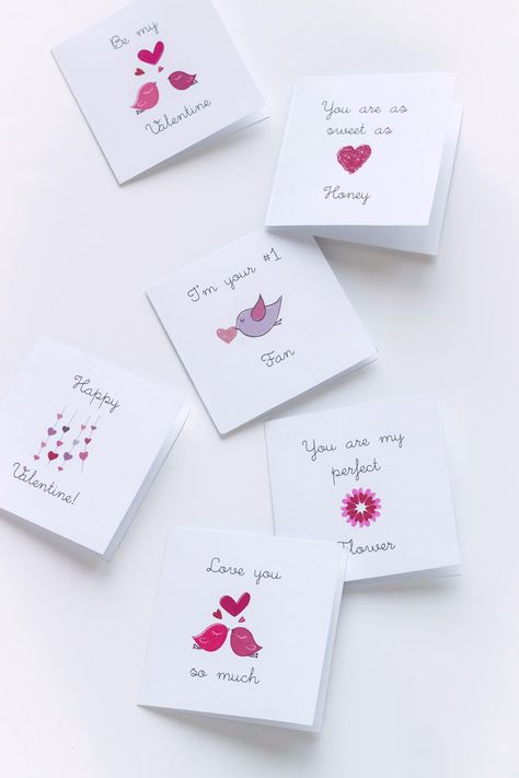 hese cute love notes are the perfect gift to express your sentiments to your significant other. Just download the template, print and surprise your lover with adorable love quotes on cards hidden into a lunch bag, or displayed in the bathroom, or used as gift tags | eatwell101.com Love Note Ideas, Love Notes For Boyfriend, Valentine Notes, Note Ideas, Birthday Card Drawing, Birthday Gifts For Boyfriend Diy, Printable Valentines Cards, Birthday Card Craft, Valentine Cards Handmade