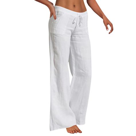 PRICES MAY VARY. linen pants women 2024 trendy work pants women wide leg pants woman dress pants womens clothes womens clothing khaki pants for women capri pants for women sweat pants for womens palazzo pants for women trousers pants for women lounge pants women women sweatpants travel outfits for women business casual pants for women pantalones para mujer harem pants women white pants women women's fashion wide leg trousers women petite pants for women black work pants women wide leg yoga pants Pant Trousers Women, White Linen Pants, Cotton Linen Pants, Fit Ideas, Straight Trousers, Pantalon Large, Ankle Length Pants, Casual Look, Linen Pants