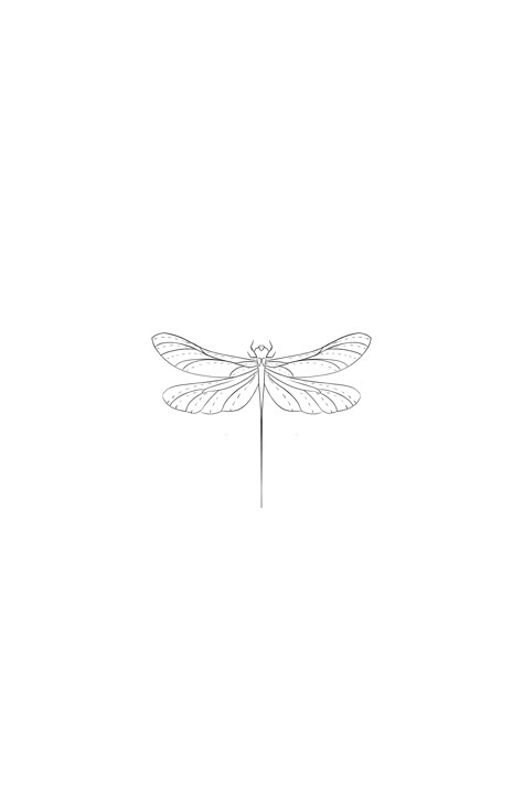 Simplistic Dragonfly Tattoo, Dragonfly Tattoo Minimalist, Dragonfly Drawing Tattoo, Minimalist Dragonfly Tattoo, Dragonfly Tattoo Stencil, Tattoos For Women 2023, Dainty Dragonfly Tattoo, Dragonfly Tatoos, Tattoos Simplistic