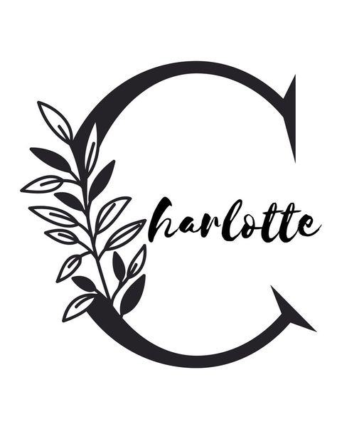 Charlotte Name Print Nursery Print Baby Shower Baby Gift | Etsy Charlotte Baby Name, Charlotte Name Aesthetic, Charlotte Name, Charlotte Tattoo, Cute Calligraphy, Charlotte Baby, Drawn Cards, Baby Staff, Name Drawings