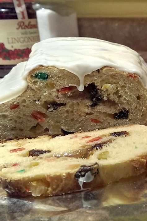 Christmas Stollen Recipe, Stollen Bread, Stolen Recipe, German Stollen, Holiday Recipes Christmas Desserts, Christmas Stollen, Stollen Recipe, Weekend Brunch Recipes, To My Grandmother