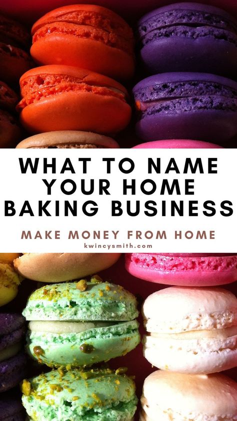 When starting a new home baking business it is easy to get stuck on the business name. You want to create something that will help you be taken seriously as a business, something that shows exactly what your business stands for and makes you stand out. Here are some tips to help guide you through naming your home baking business! Starting A Catering Business, Home Baking Business, Bakery Business Plan, Homemade Business, Home Bakery Business, Dream Cafe, Small Bakery, Bakery Menu, Dog Bakery