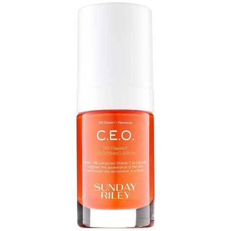 Mini C.E.O. 15% Vitamin C Brightening Serum - Sunday Riley | Sephora Vitamin C Brightening Serum, Sunday Riley Ceo, Best Vitamin C, Sunday Riley, Oily Skin Care, Repair Cream, Vitamin C Serum, Brightening Serum, Beauty Gift Sets