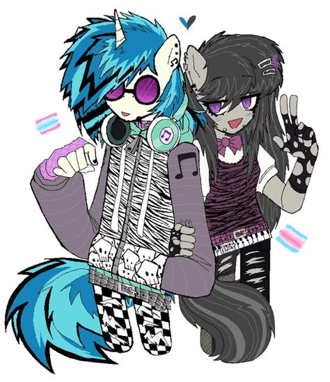 Scene Emo Art, Emo Art, Scene Kids, Scene Emo, Mlp My Little Pony, My Little Pony, Vinyl, Twitter, Anime