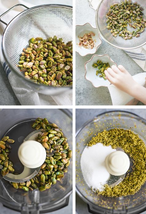 Gelato Photography Food Styling, Pistachio Gelato Recipe, Italian Gelato Recipe, Pistachio Ice Cream Recipe, Homemade Gelato, Gelato Recipes, Pistachio Paste, Pistachio Gelato, Italian Gelato