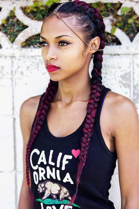 Fancy Double French Goddess Braids #goddessbraids #braids #longhair French Braids With Weave, Two French Braids With Weave, Haircut Black Hair, Goddess Braid Styles, Two French Braids, Wedge Hairstyles, Boxer Braids, Asymmetrical Hairstyles, Goddess Braids Hairstyles