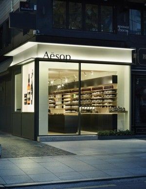 Aesop Shop, Store Facade, Aesop Store, Retail Facade, Shop Facade, Shop House Ideas, Butcher Shop, Shop Front Design, Retail Interior