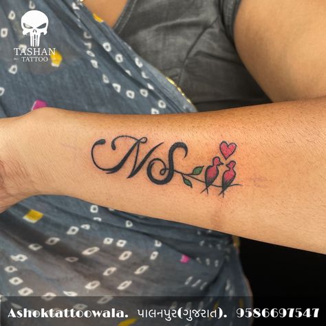 TashanTattoo
AshokTattooWala
S.20. Tirupati plaza
Opp. New bus stand
Near gd modi collage
Palanpur (gujrat)
9586697547
9687533310 Ns Tattoo, Name Tattoo On Hand, Ns Logo, Letter Tattoo, Cute Couple Tattoos, Pirate Tattoo, S Letter Images, Stylish Pic, Engineering Works