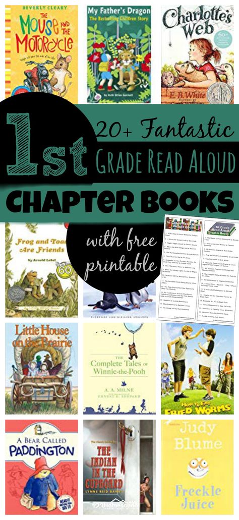 1st Grade Chapter Books, First Grade Read Aloud, Books For 1st Graders, Read Aloud Chapter Books, 1st Grade Books, First Grade Books, First Grade Curriculum, Homeschool Books, Read Aloud Books