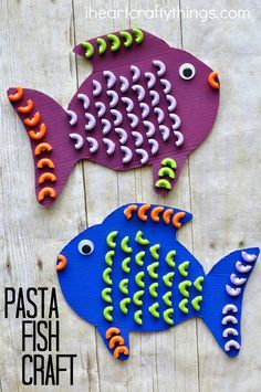 Elbows Macaroni Pasta is the perfect shape for making a fun and colorful pasta fish craft for kids. Great ocean kids craft, summer kids craft and preschool craft. Ocean Kids Crafts, Pasta Fish, Macaroni Crafts, Colorful Pasta, Pasta Crafts, Fish Craft, Macaroni Pasta, Fish Crafts, Summer Crafts For Kids