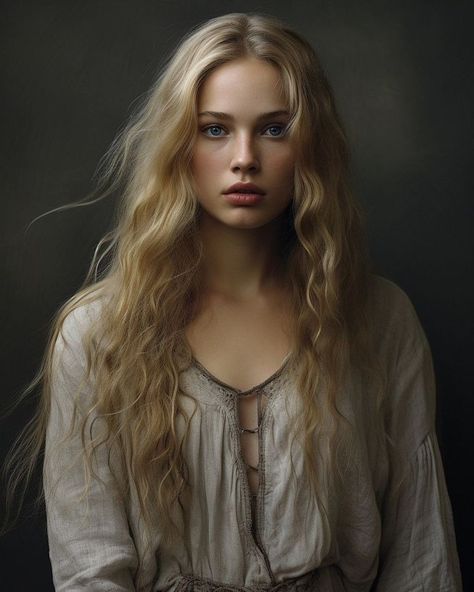 Blonde Medieval Woman, Character Inspo Girl, Oracle Woman, Blonde Character Inspiration, Blonde Female Character Inspiration, Blonde Haired Woman, Blonde Hair Characters, Female Book Characters, Character Inspiration Girl