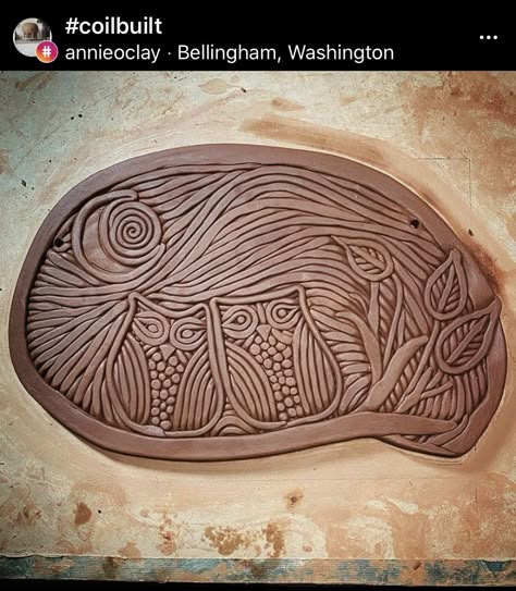 Coiled Ceramics, Ceramic Classroom, Coil Projects, Coil Ceramics, Coil Bowl, Clay Canvas, Coiled Pottery, Ceramic Tile Art, Coil Pottery