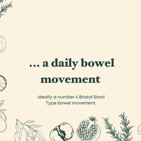 Did this surprise you? One of the most important things you need to be having DAILY to detox isn’t something you can buy 💊 Having a healthy bowel movement everyday is one of the ways for the body to actually eliminate anything processed by the liver. You could be taking all the things to support your liver to eliminate toxins, but unless your elimination pathways aren’t getting a workout on a daily basis (sweating, urinating, and 💩), toxins, hormones, and other waste ends up recirculating... Bristol Stool, Healthy Bowel Movement, Clinical Nutritionist, Bowel Movement, Nutrition Tips, No Way, Need This, Nutrition, Canning