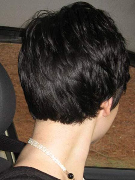 15 Fantastic Short Layered Haircuts - Pretty Designs Short Hair Back View, Short Hair Back, Popular Short Hairstyles, Cute Short Haircuts, Short Hair Pixie Cuts, Hair Styles 2014, Short Layered Haircuts, Short Pixie Haircuts, Back View